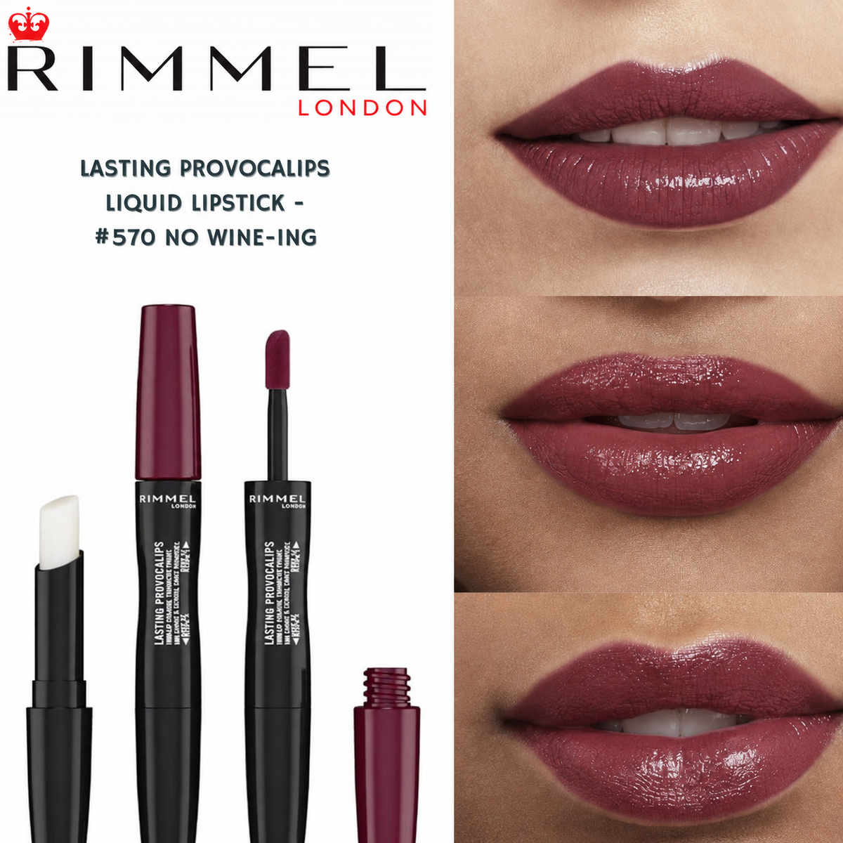 Rimmel Lasting Provocalips Liquid Lipstick -#570 No Wine-Ing