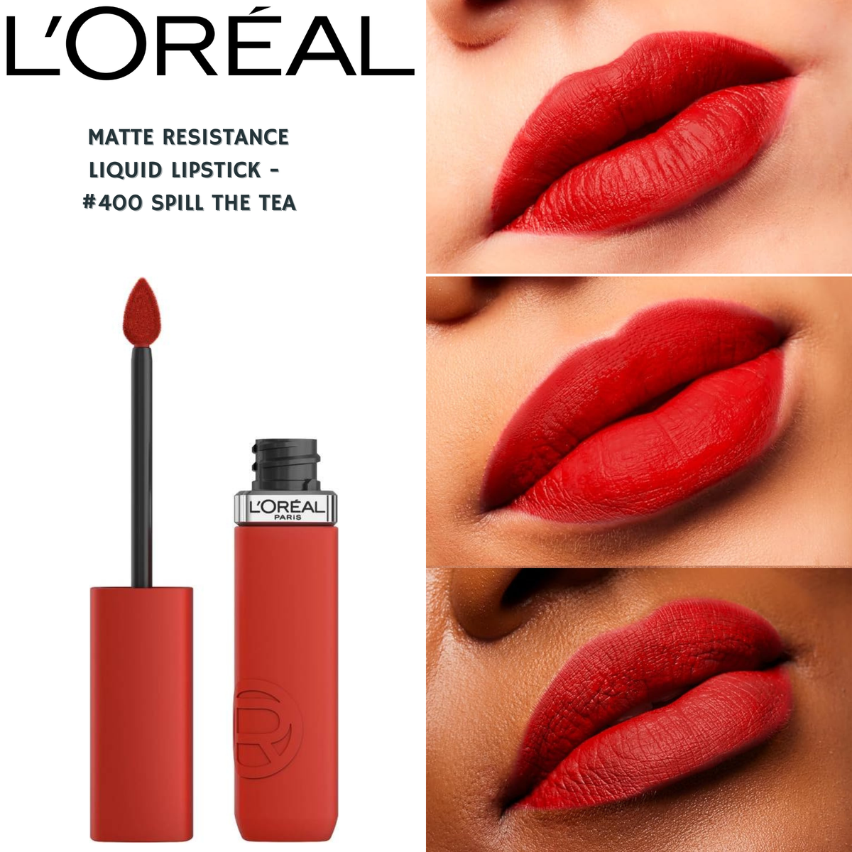 Loreal Infallible Matte Resistance Liquid Lipstick - #400 Spill The Tea