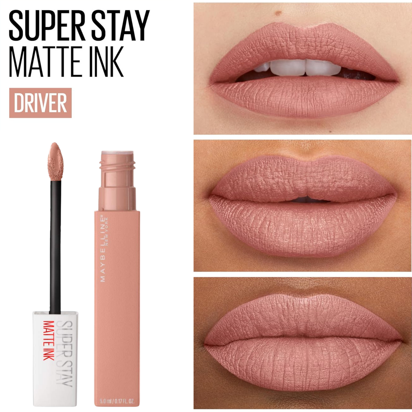 Maybelline SuperStay Matte Ink Liquid Lip Color- #55 Driver