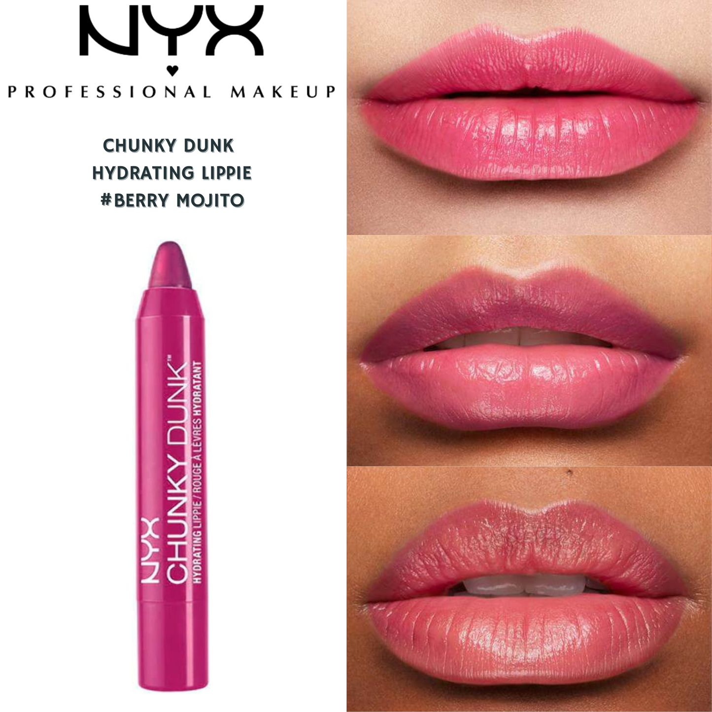 NYX Chunky Dunk Hydrating Lippie -#Berry Mojito