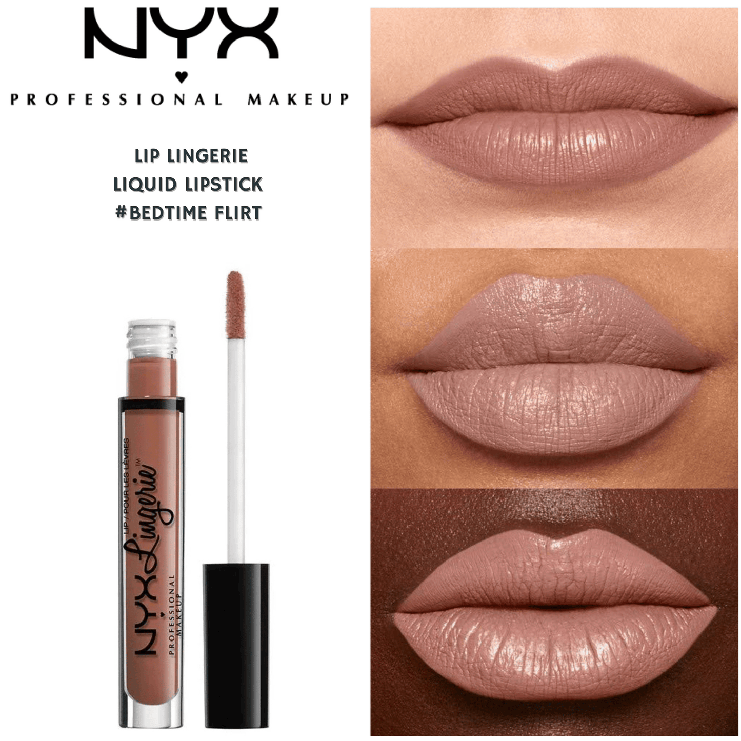 NYX Lip Lingerie Liquid Lipstick -#Bedtime Flirt