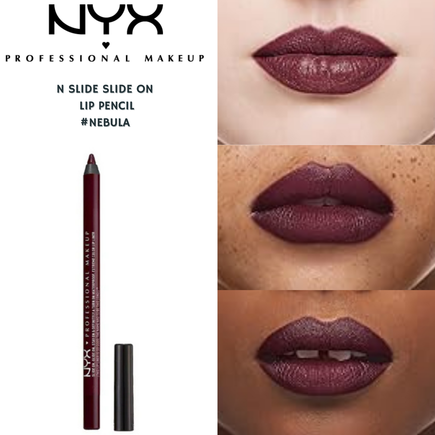 NYX Slide On Glide On Lip Pencil -#Nebula
