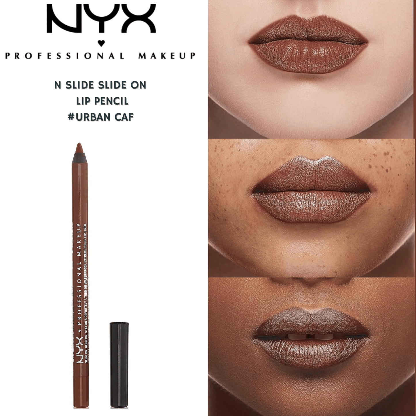 NYX Slide On Glide On Lip Pencil -#Urban Caf