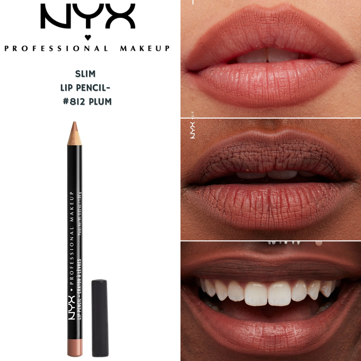 NYX Slim Lip Pencil - #819 Soft Brown
