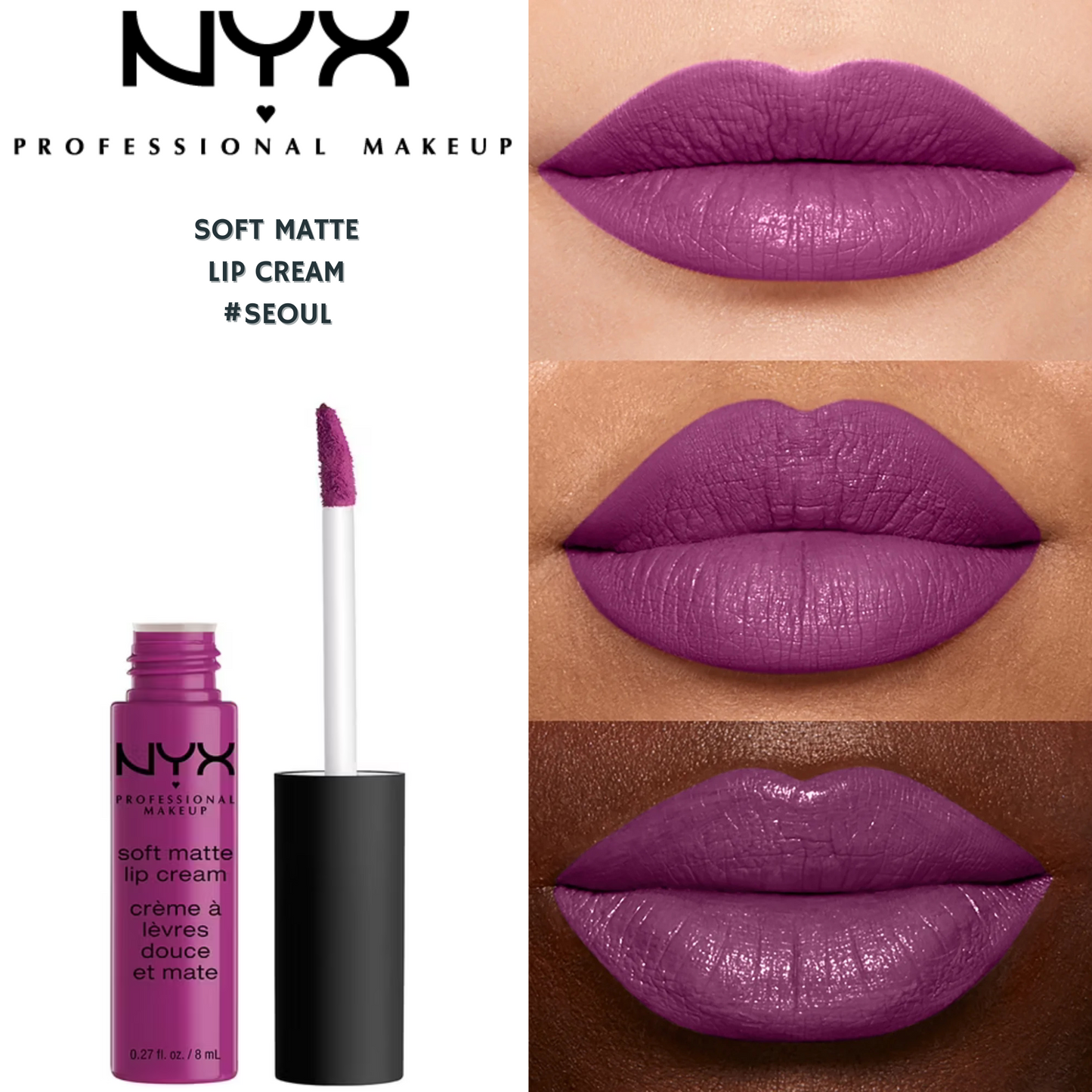 NYX Soft Matte  Lip Cream -#Seoul
