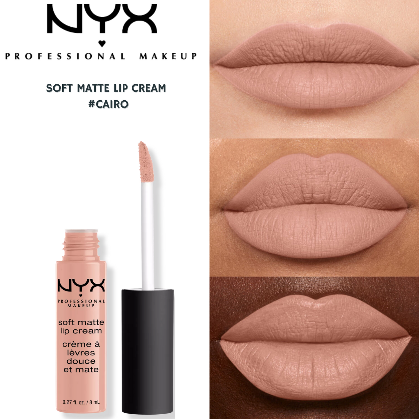 NYX Soft Matte Lip Cream -#Cairo