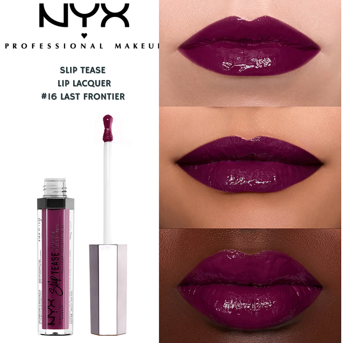 Nyx Slip Tease Lip Lacquer -#16 Last Frontier