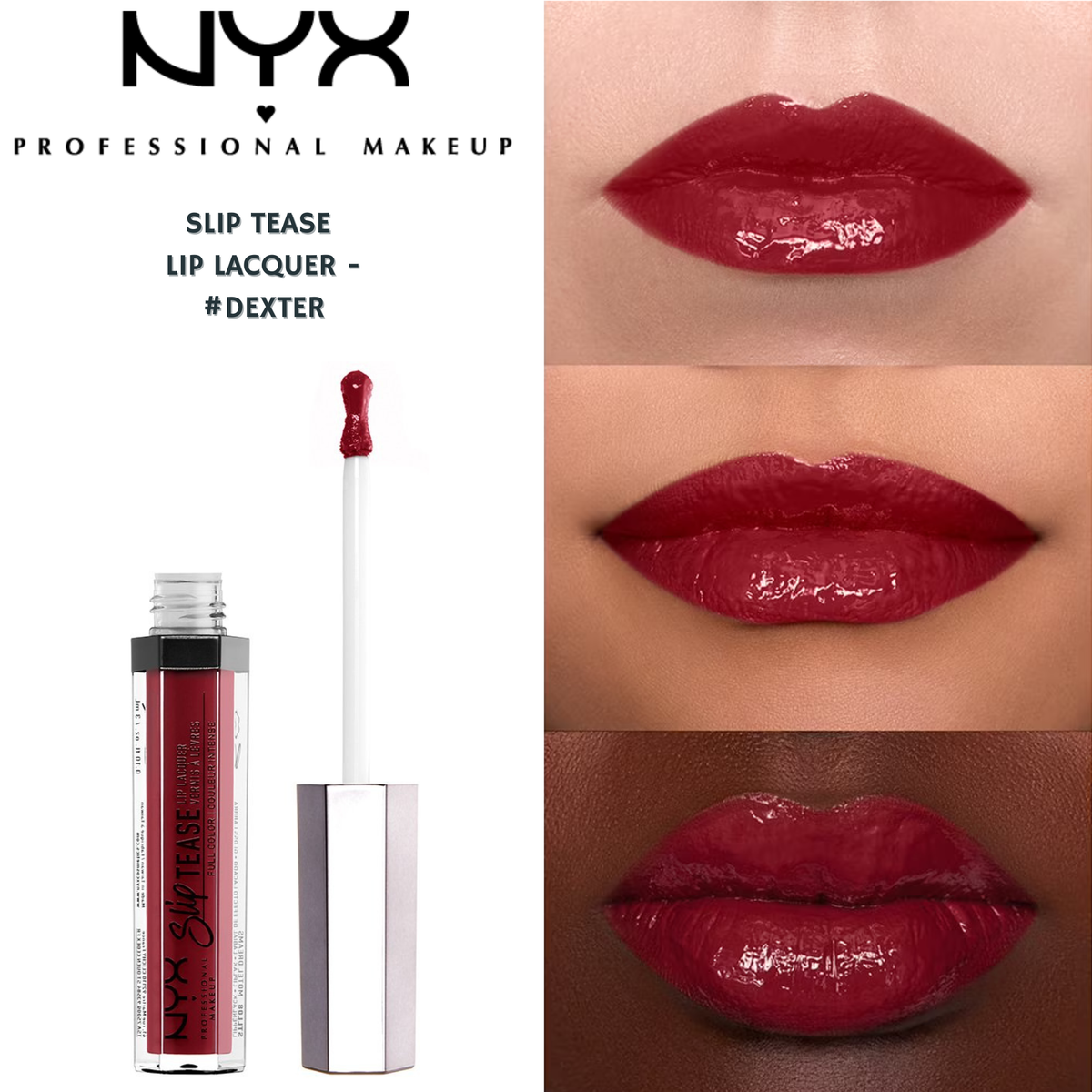 Nyx Slip Tease Lip Lacquer -#Dexter