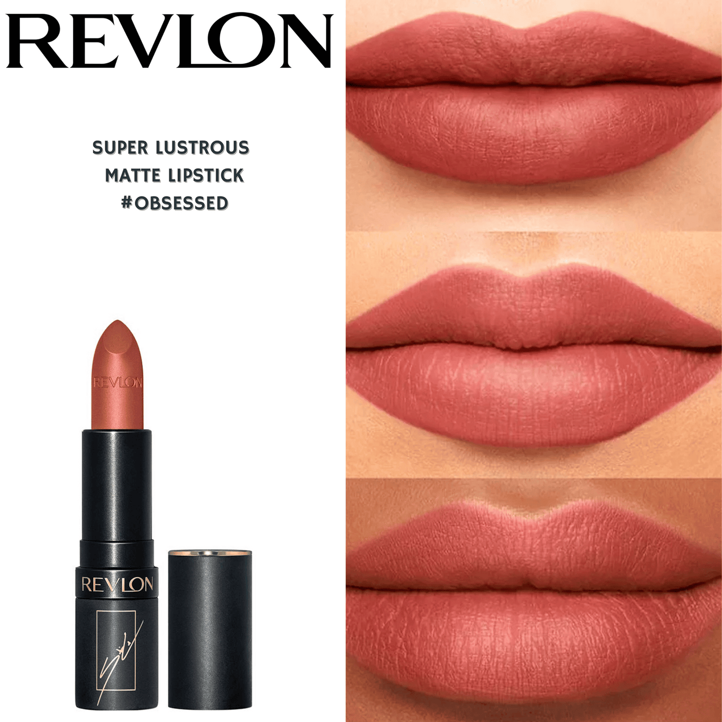 Revlon Super Lustrous Matte Lipstick -#027 Obsessed
