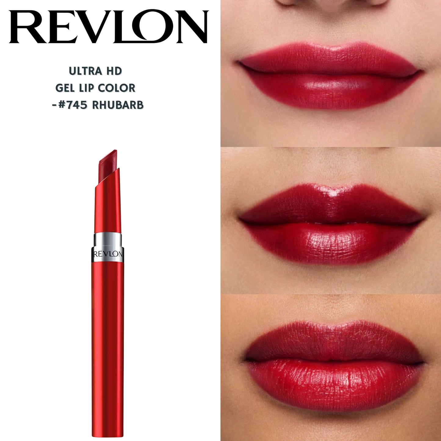 Revlon Ultra HD Gel Lip Color -#745 Rhubarb