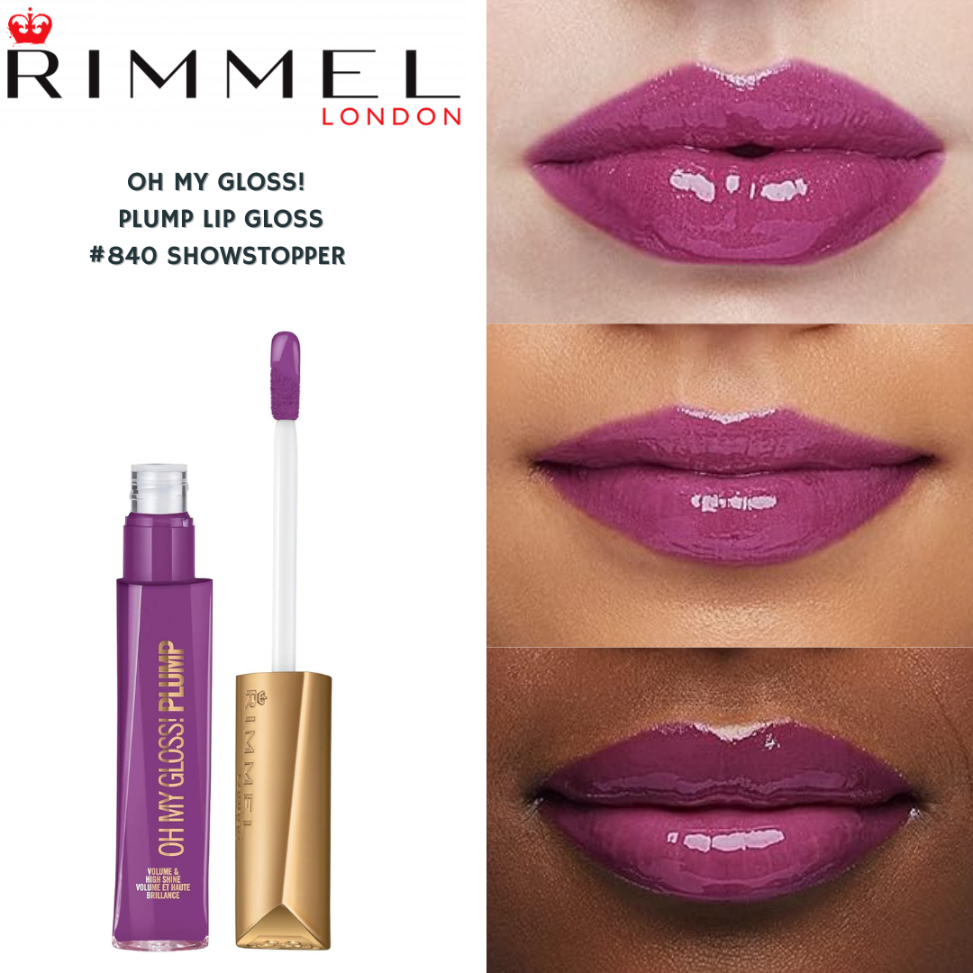 Rimmel London Oh My Gloss! Plump Lip Gloss -#840 Showstopper