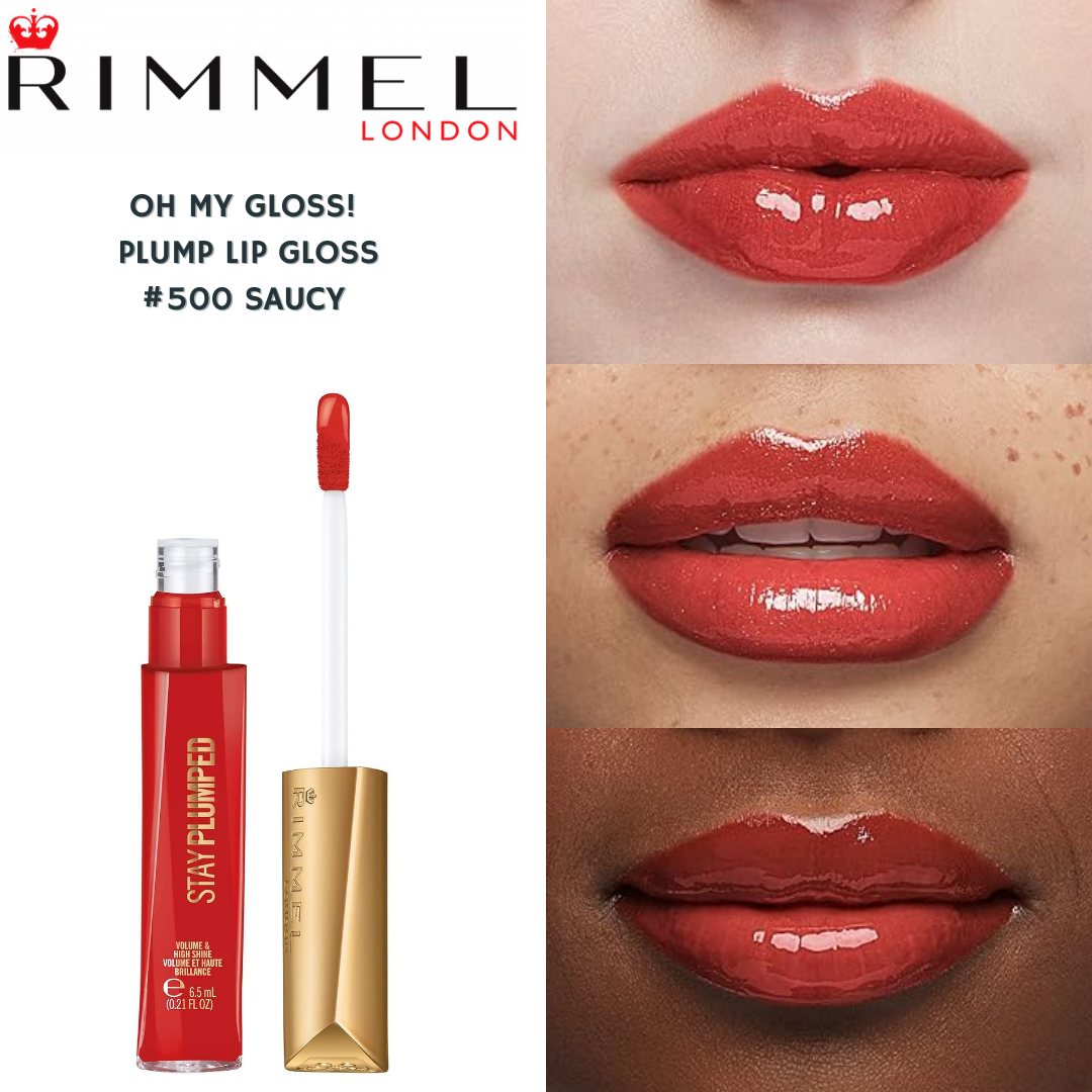 Rimmel Oh My Gloss! Plump Lipgloss -#500 Saucy