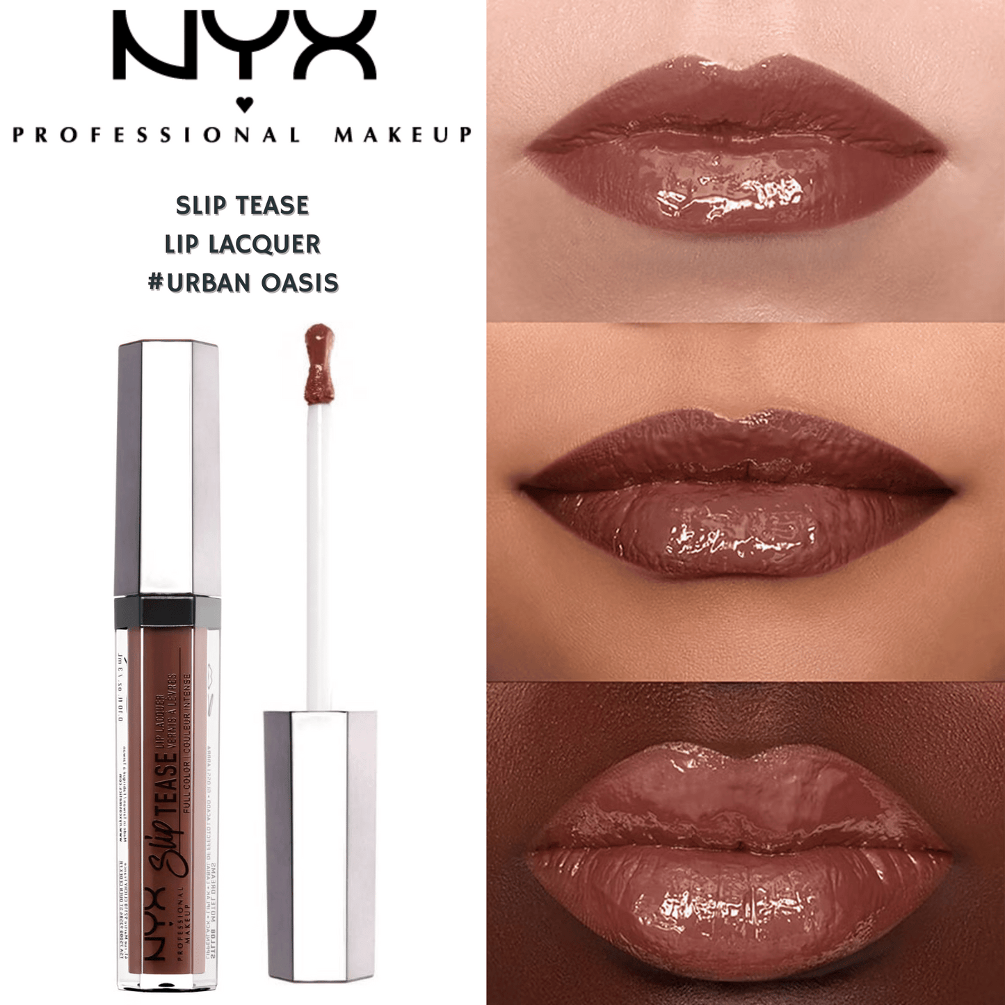 NYX Slip Tease Lip Lacquer -#Urban Oasis
