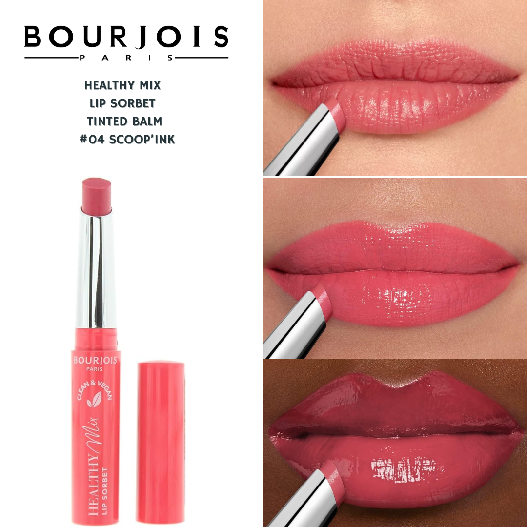 Bourjois Healthy Mix Lip Sorbet Tinted Balm -#04 Scoop'ink
