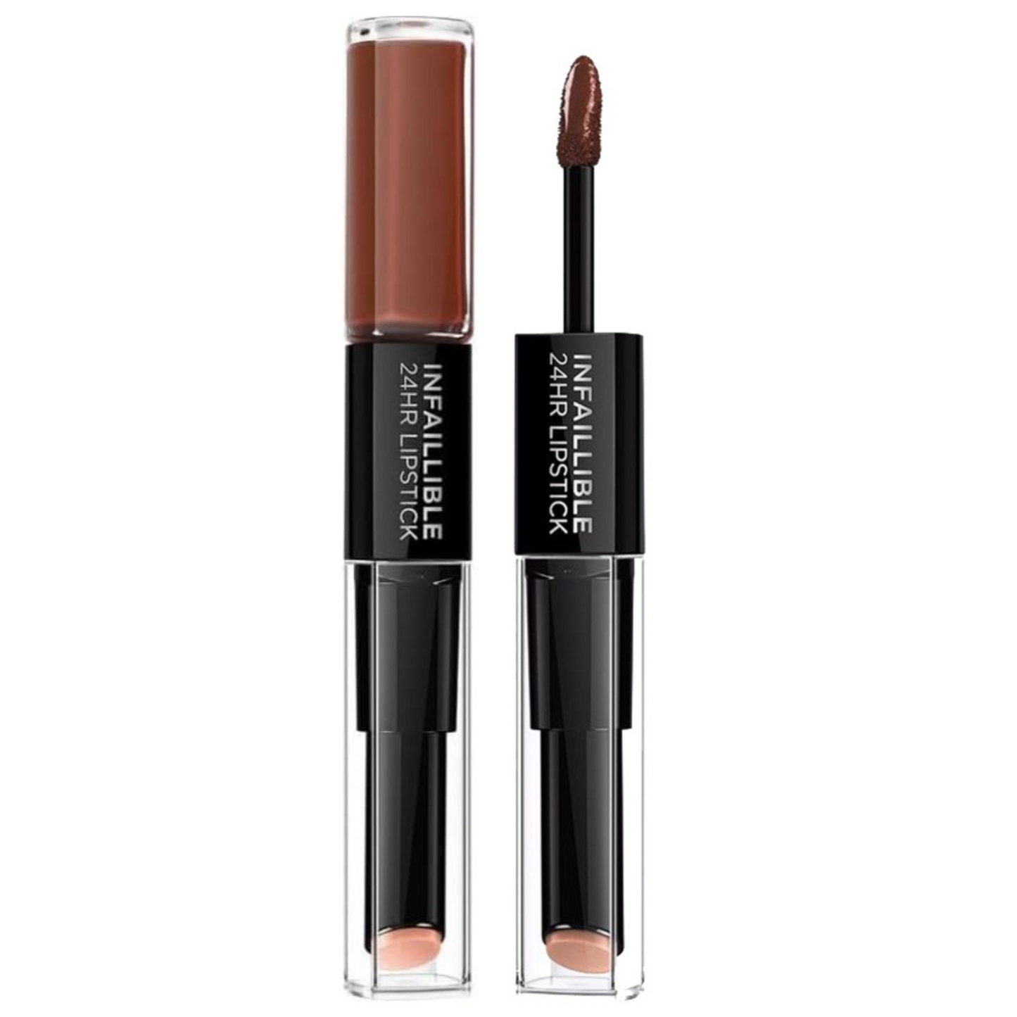 Loreal Infallible 24HR 2 Step Lipstick -#117 Perpetual Brown