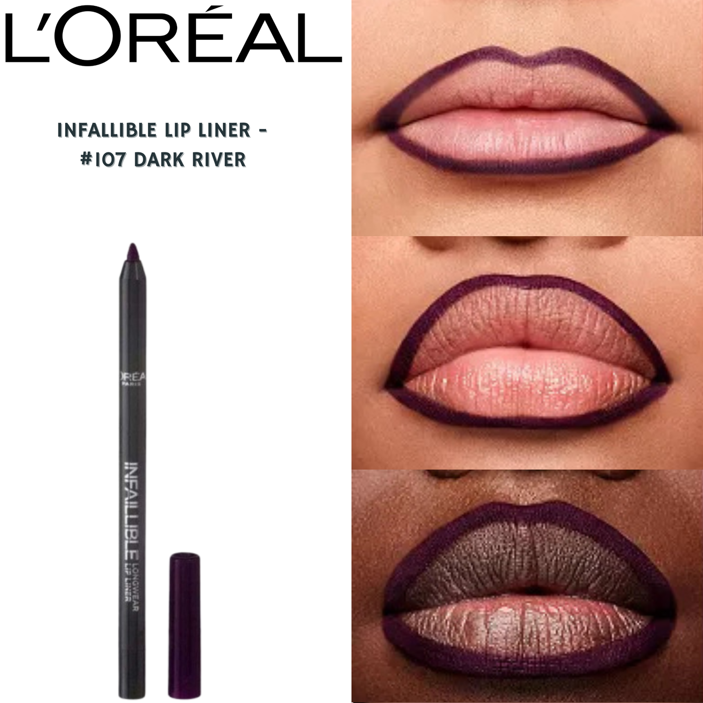 L'Oréal Paris Infallible Lip Liner - 107 Dark River