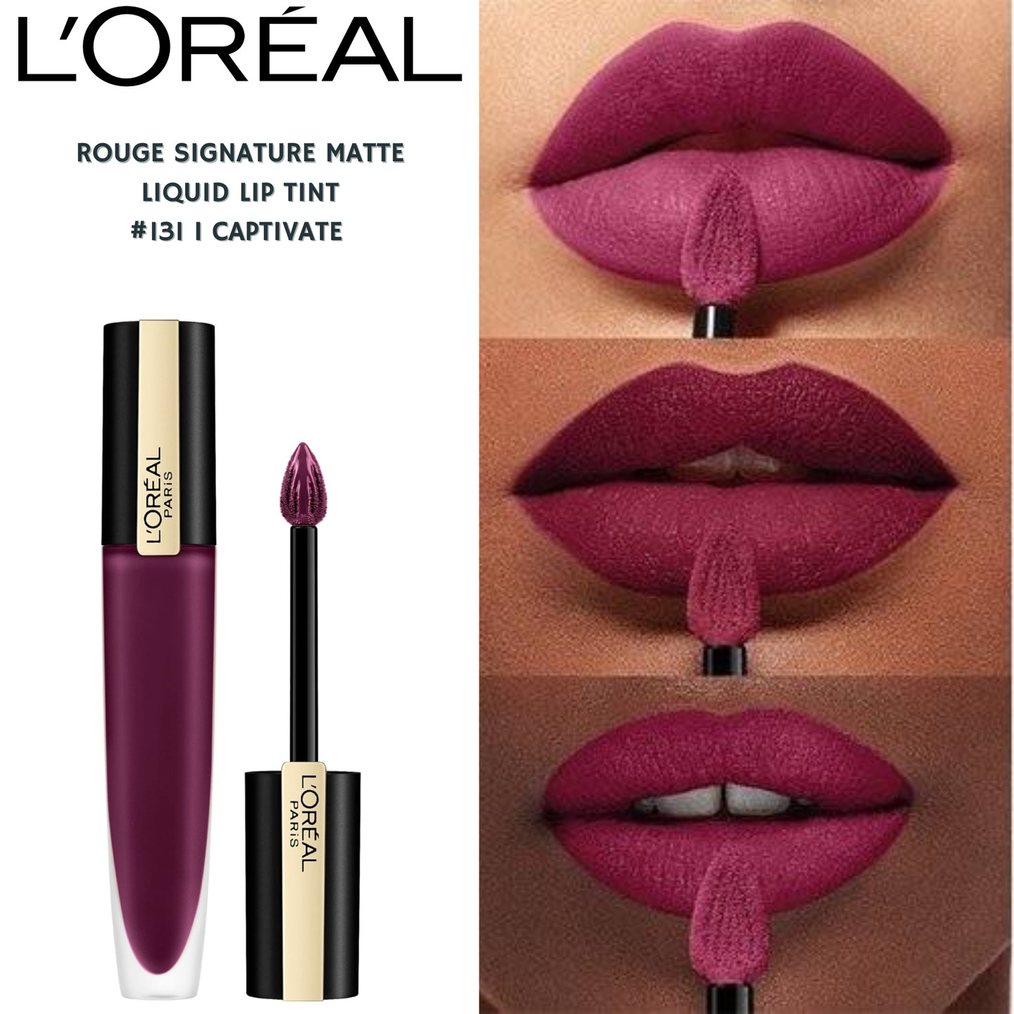 Loreal Rouge Signature Lip Tint -#131 I Captivate