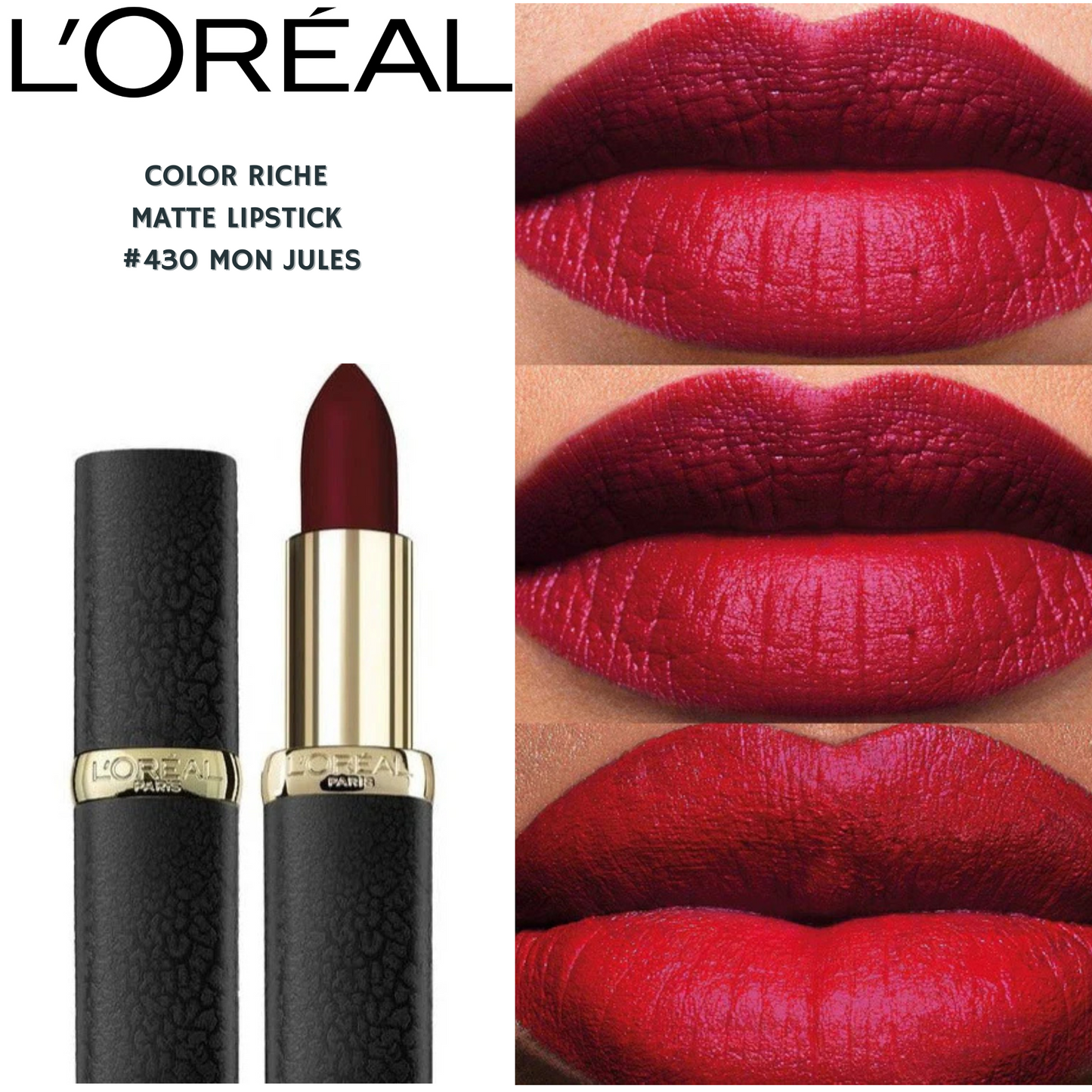 Loreal Color Riche Matte Lipstick -#430 Mon Jules