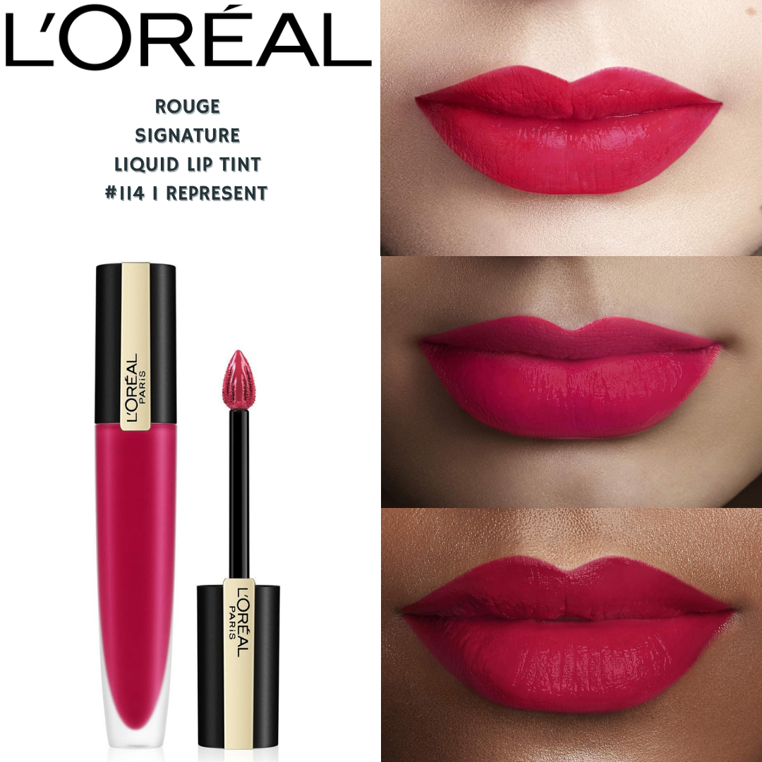 Loreal Rouge Signature Lip Tint  -#114 I Represent