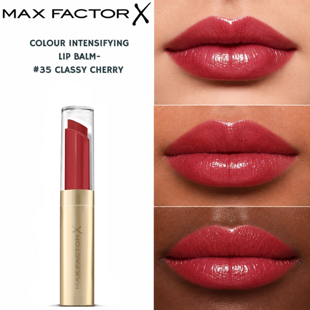 Max Factor Colour Intensifying Lip Balm- #35 Classy Cherry