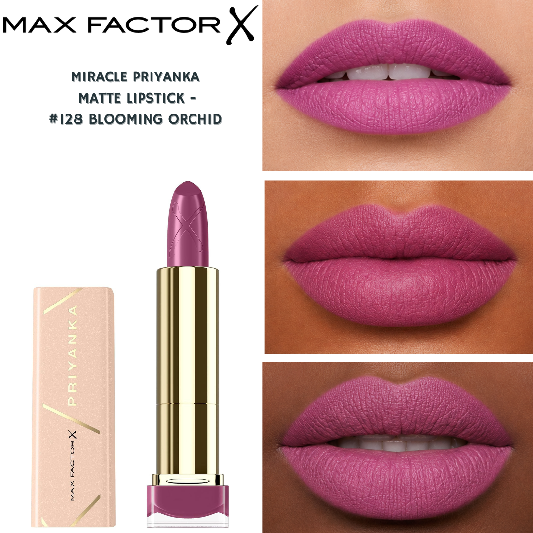 Max Factor Miracle Priyanka Lipstick - 128 Blooming Orchid