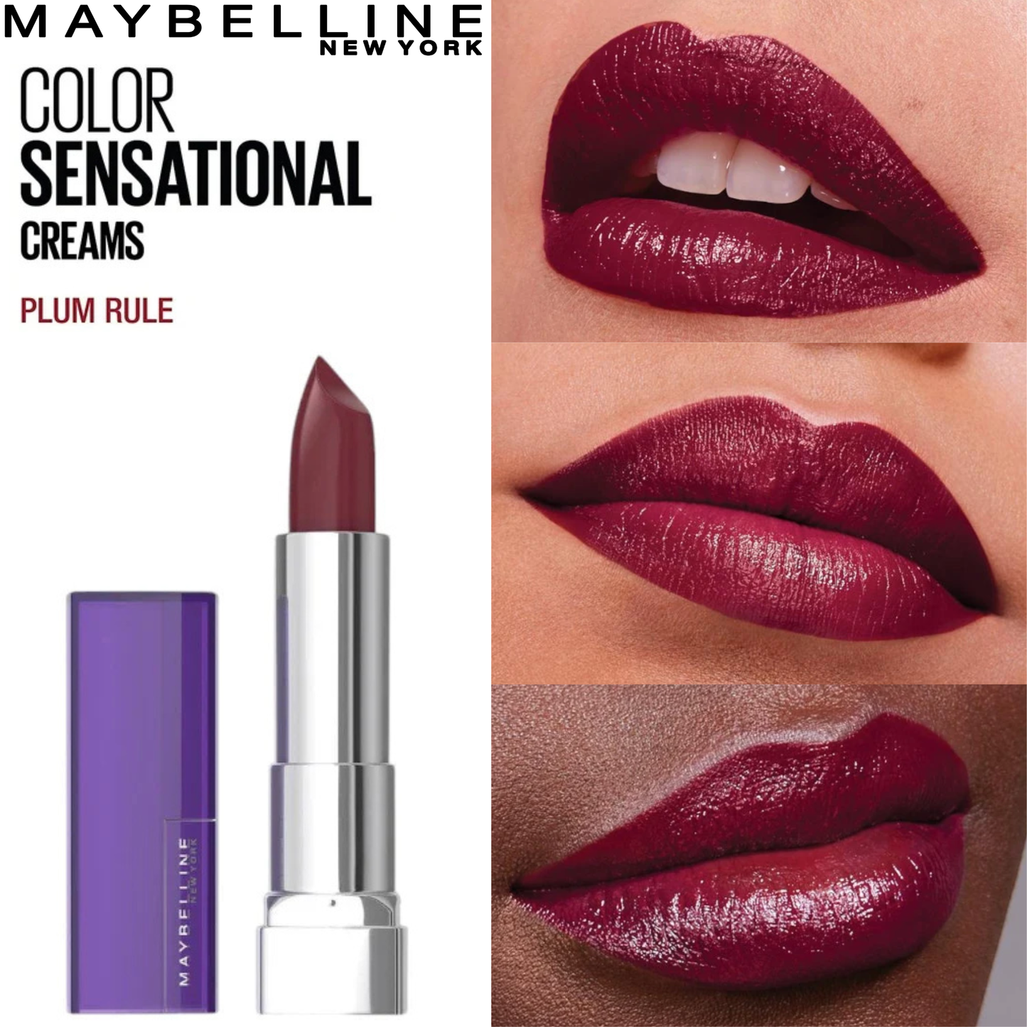 Maybelline Color Sensational Cream Lipstick -#411 Plum Rule