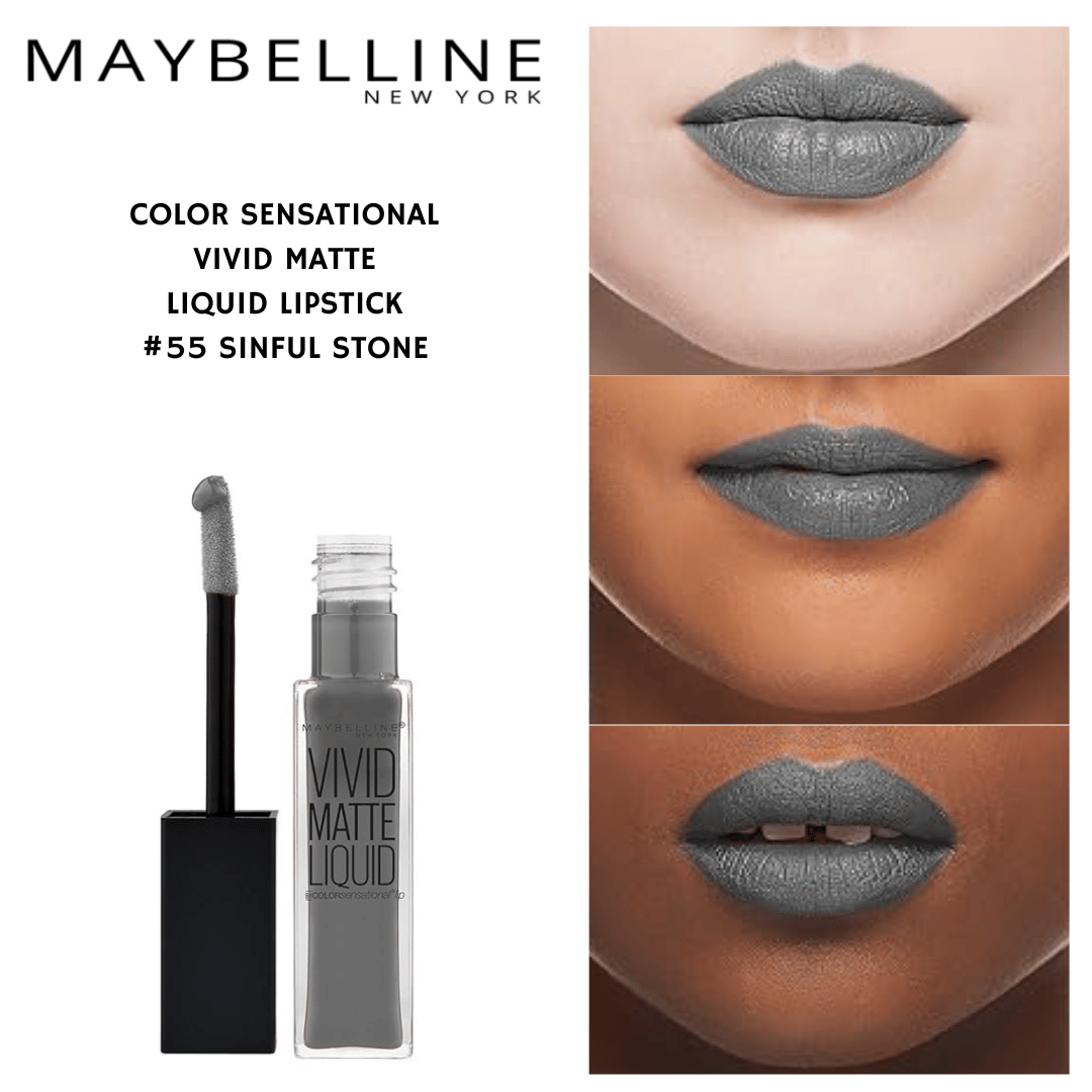 Color Sensational Vivid Matte Liquid- #55 Sinful Stone