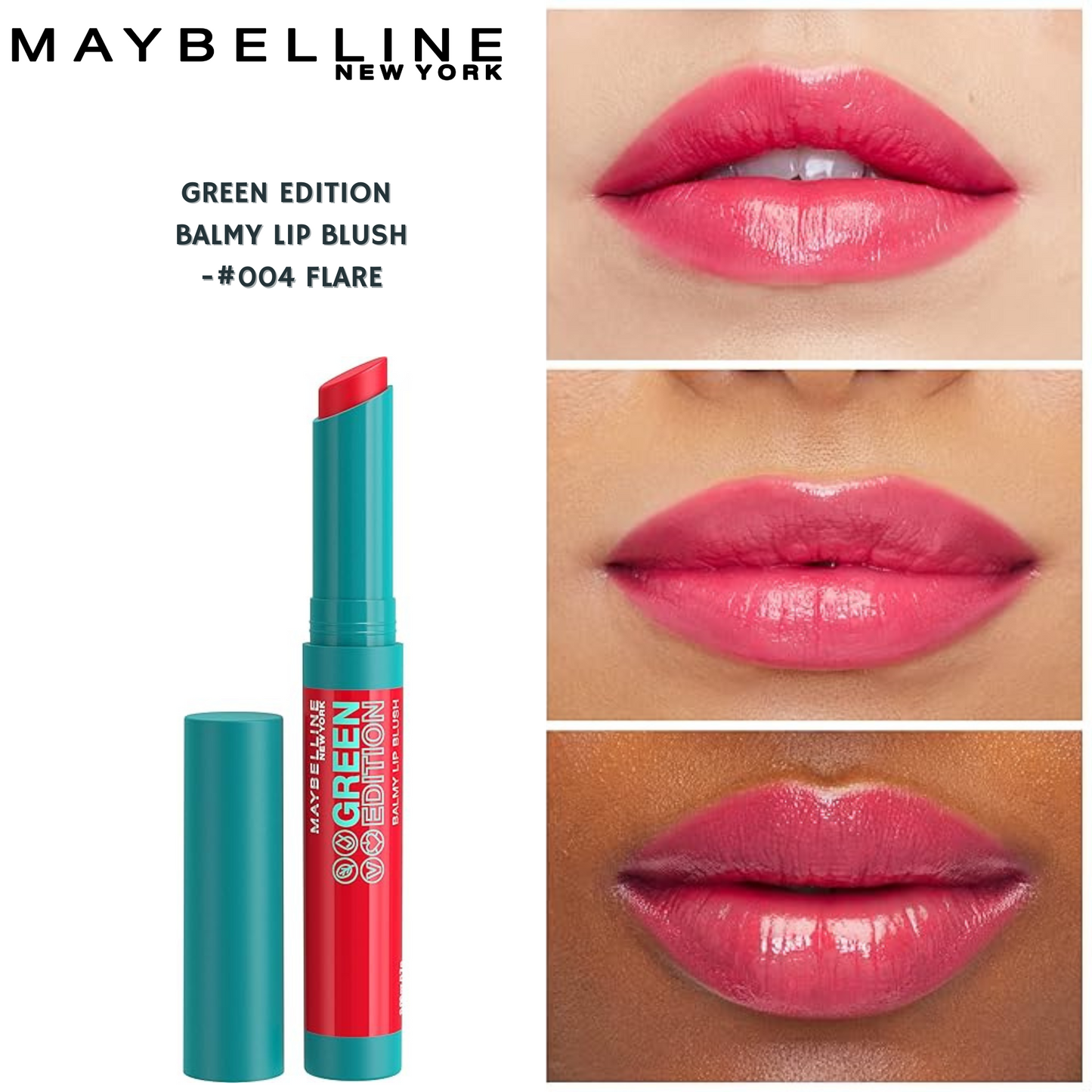 Maybelline Green Edition Balmy Lip Blush -#004 Flare