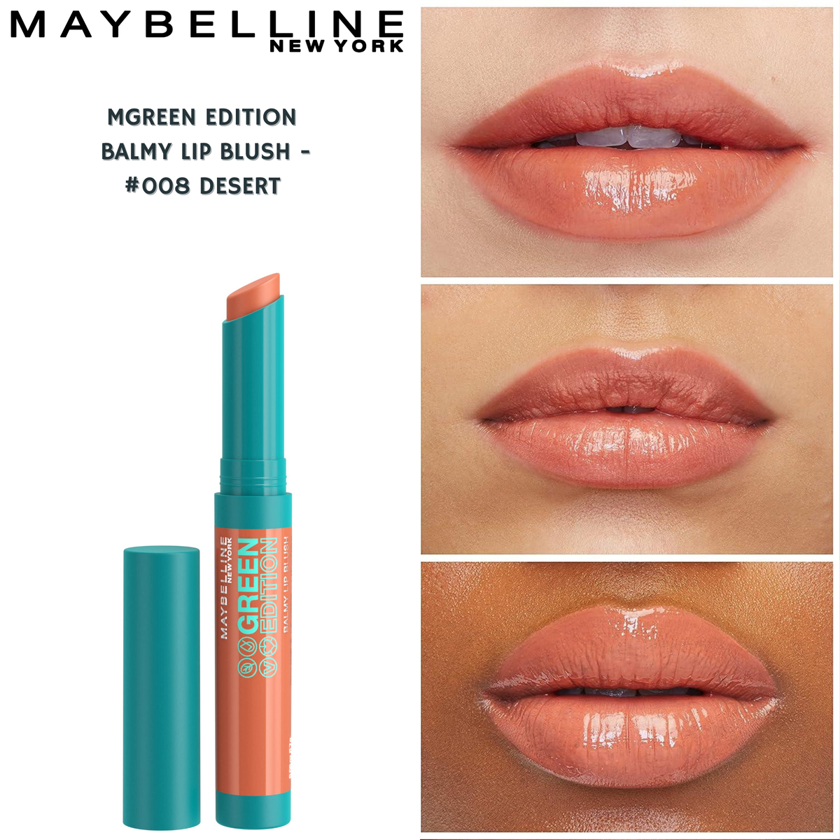 Maybelline Green Edition Balmy Lip Blush -#008 Desert