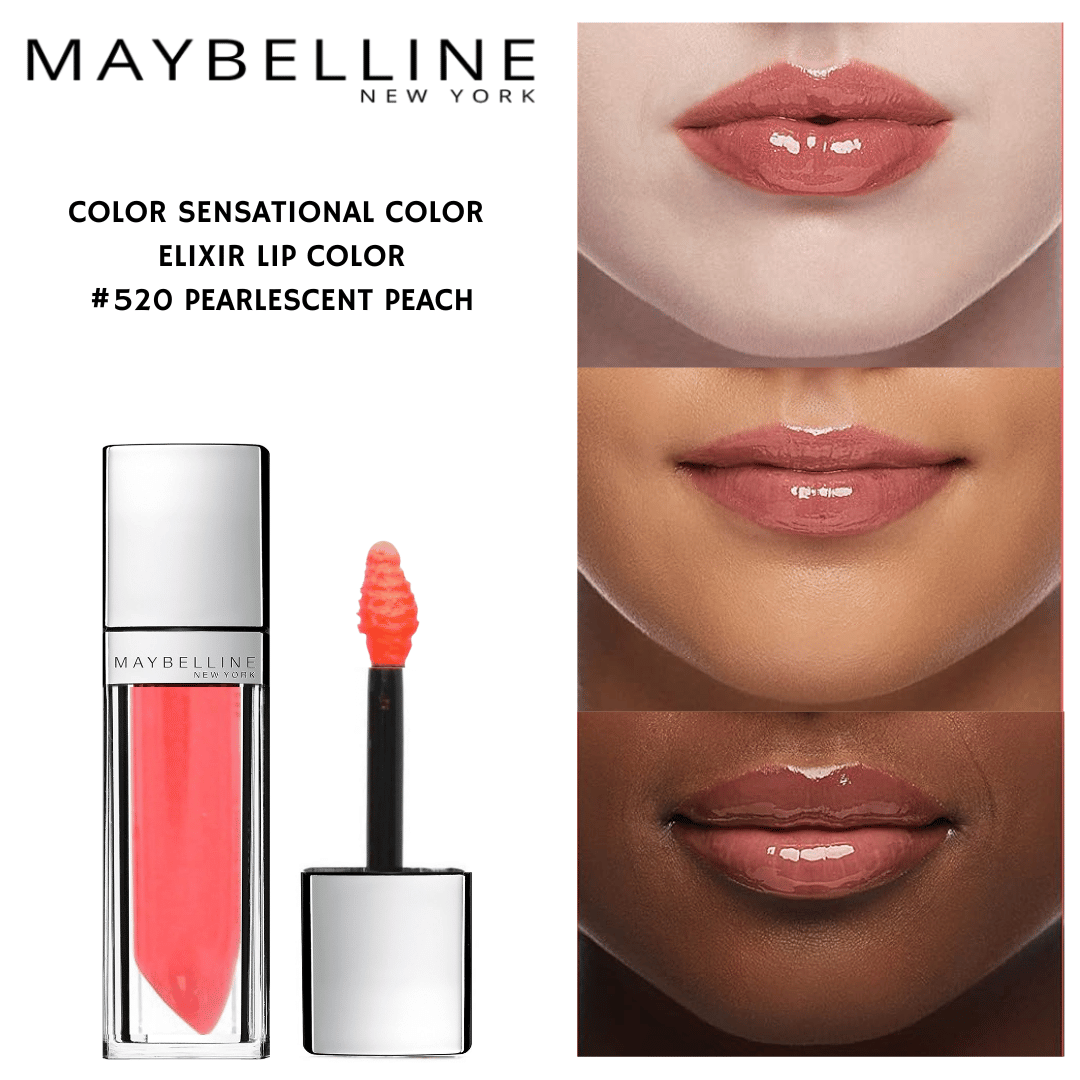 Color Sensational Color Elixir Lip Color- #520 Pearlescent Peach