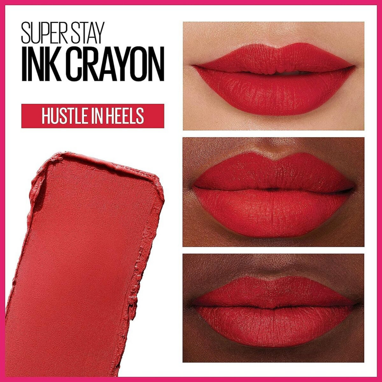 Superstay Ink Crayon Matte Lipstick- #45 Hustle in Heels