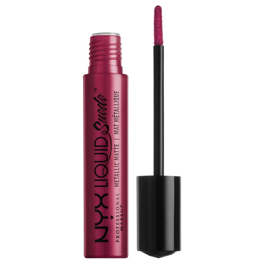NYX Liquid Suede Metallic Matte Lipstick - 34 Pure Society