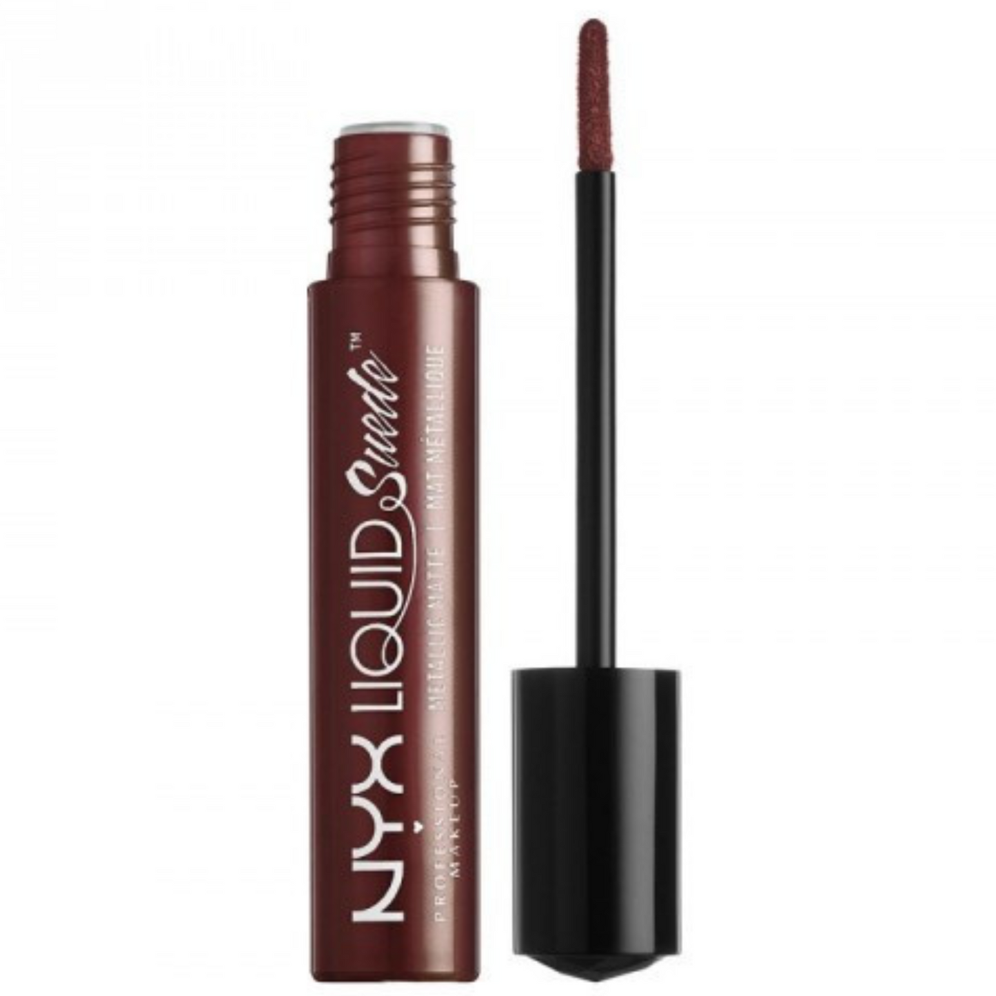 NYX Liquid Suede Metallic Matte Lipstick - Neat Nude