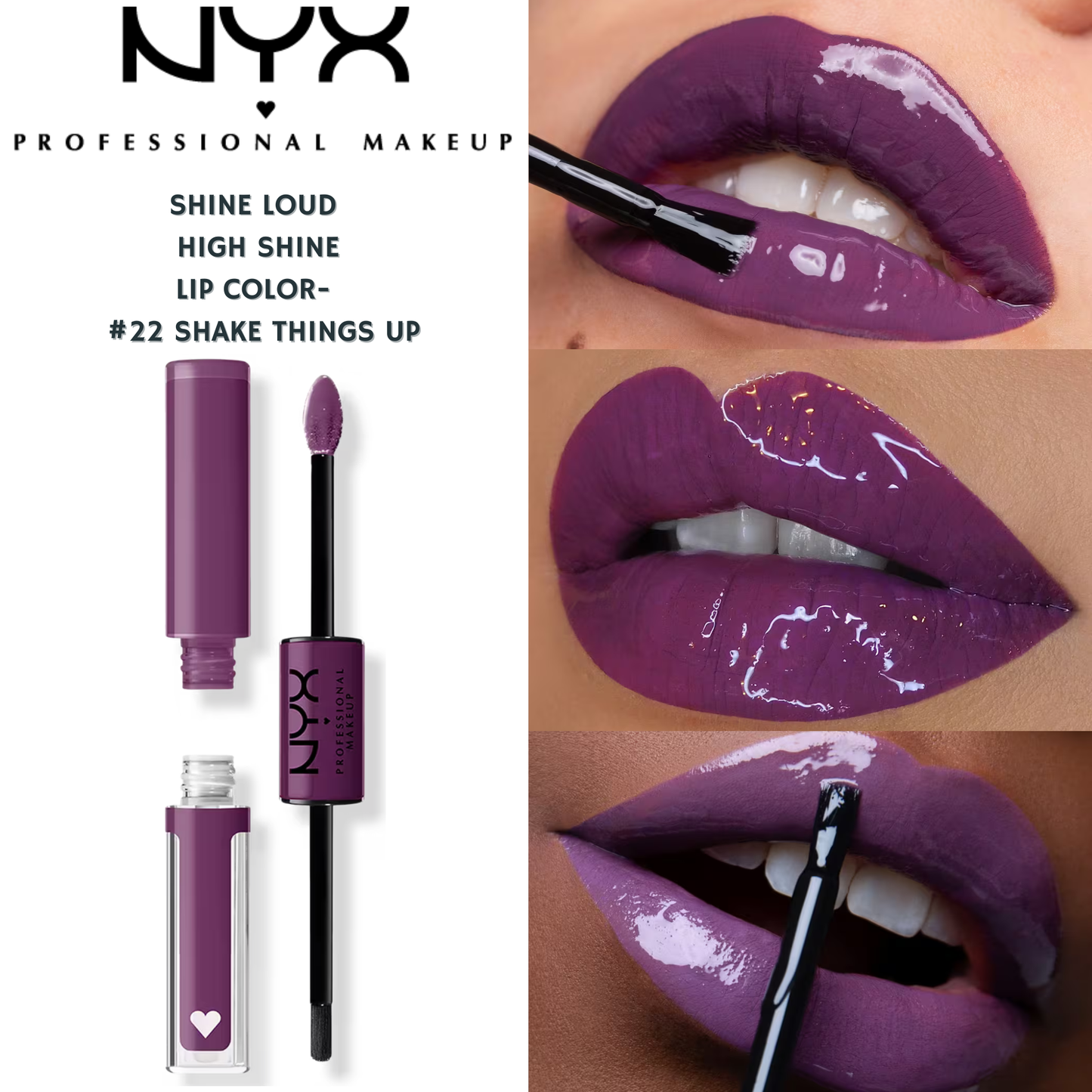 NYX Shine Loud High Shine Lip Color - 22 Shake Things Up