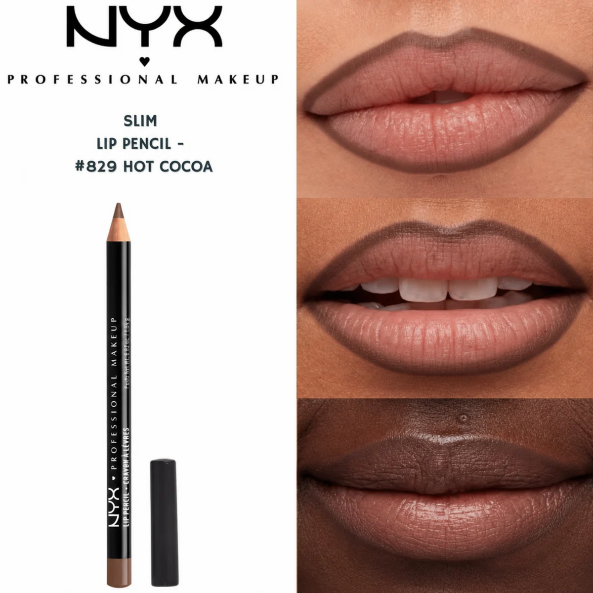 NYX Slim Lip Pencil - #829 Hot Cocoa