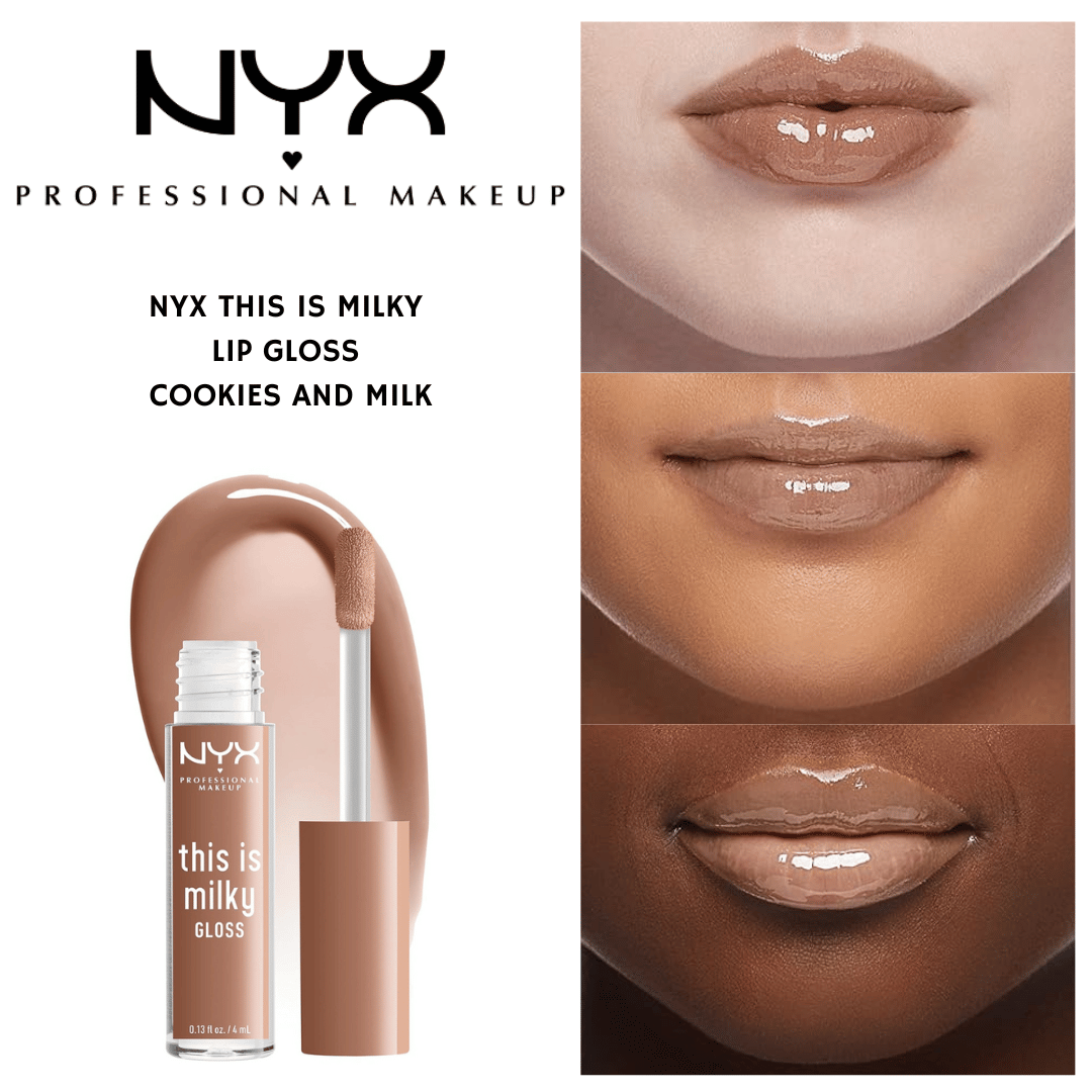 NYX This Is Milky Lip Gloss Cookies And Milk