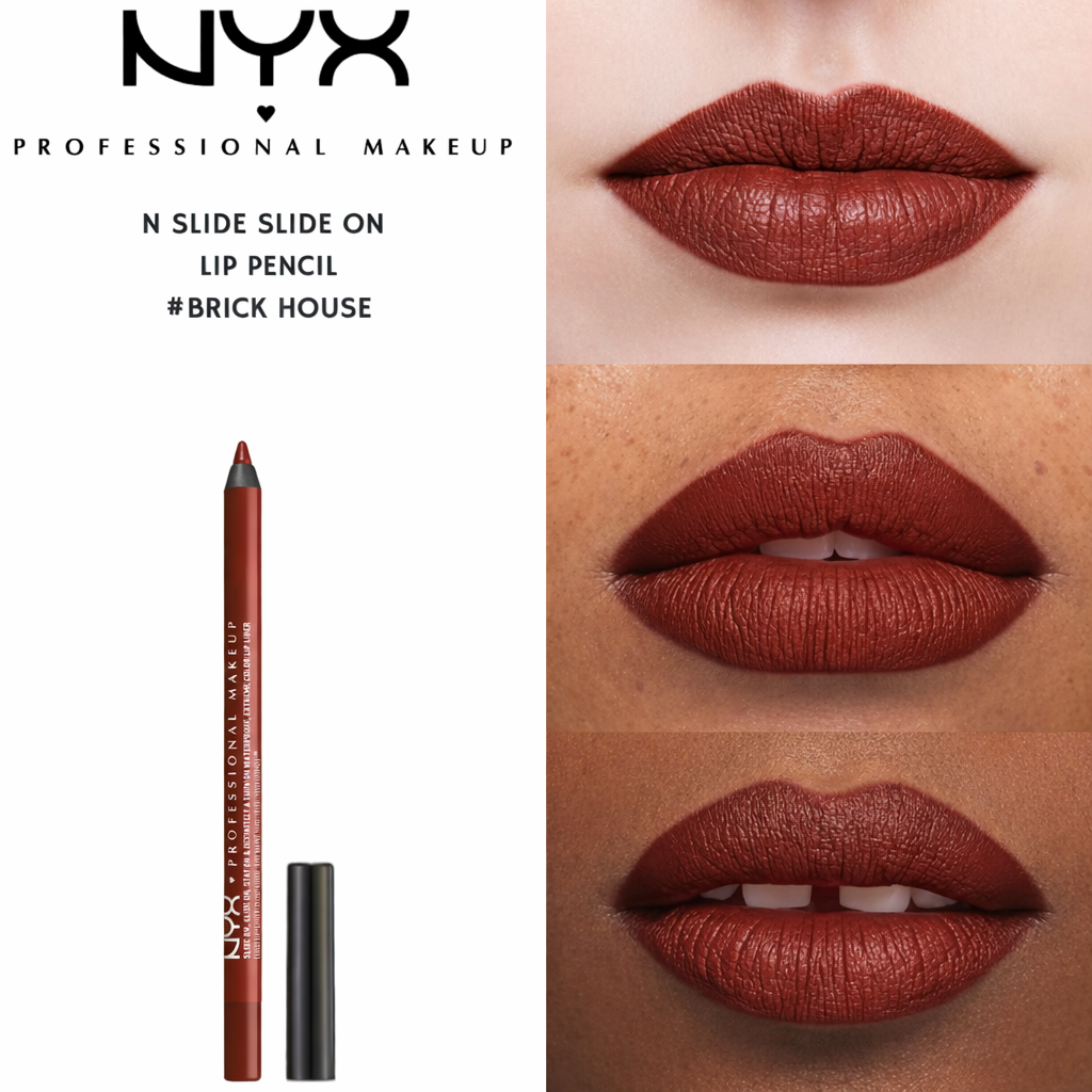 NYX Slide On Glide On Lip Pencil -#Brick House