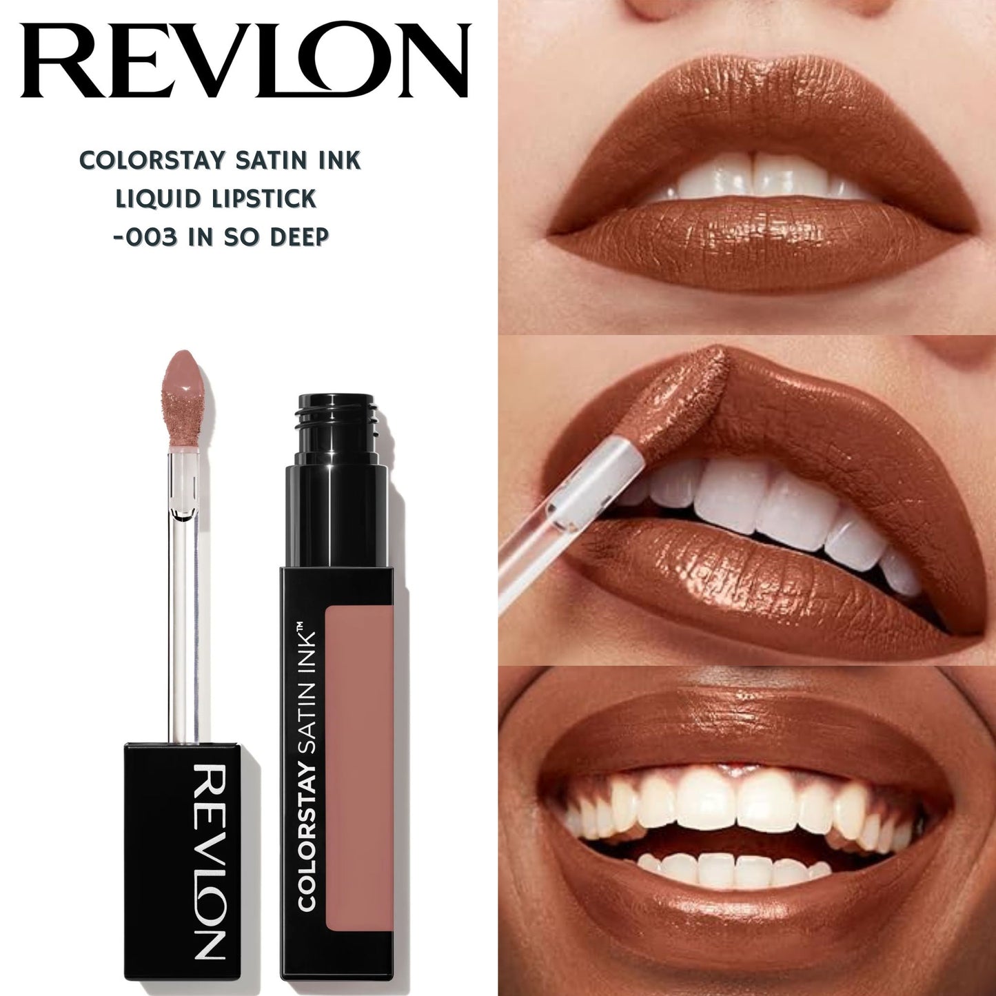 Revlon ColorStay Satin Ink Liquid Lipstick -#003 In So Deep