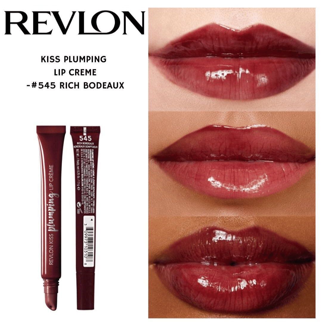 Revlon Kiss Plumping Lip Creme -#545 Rich Bordeaux