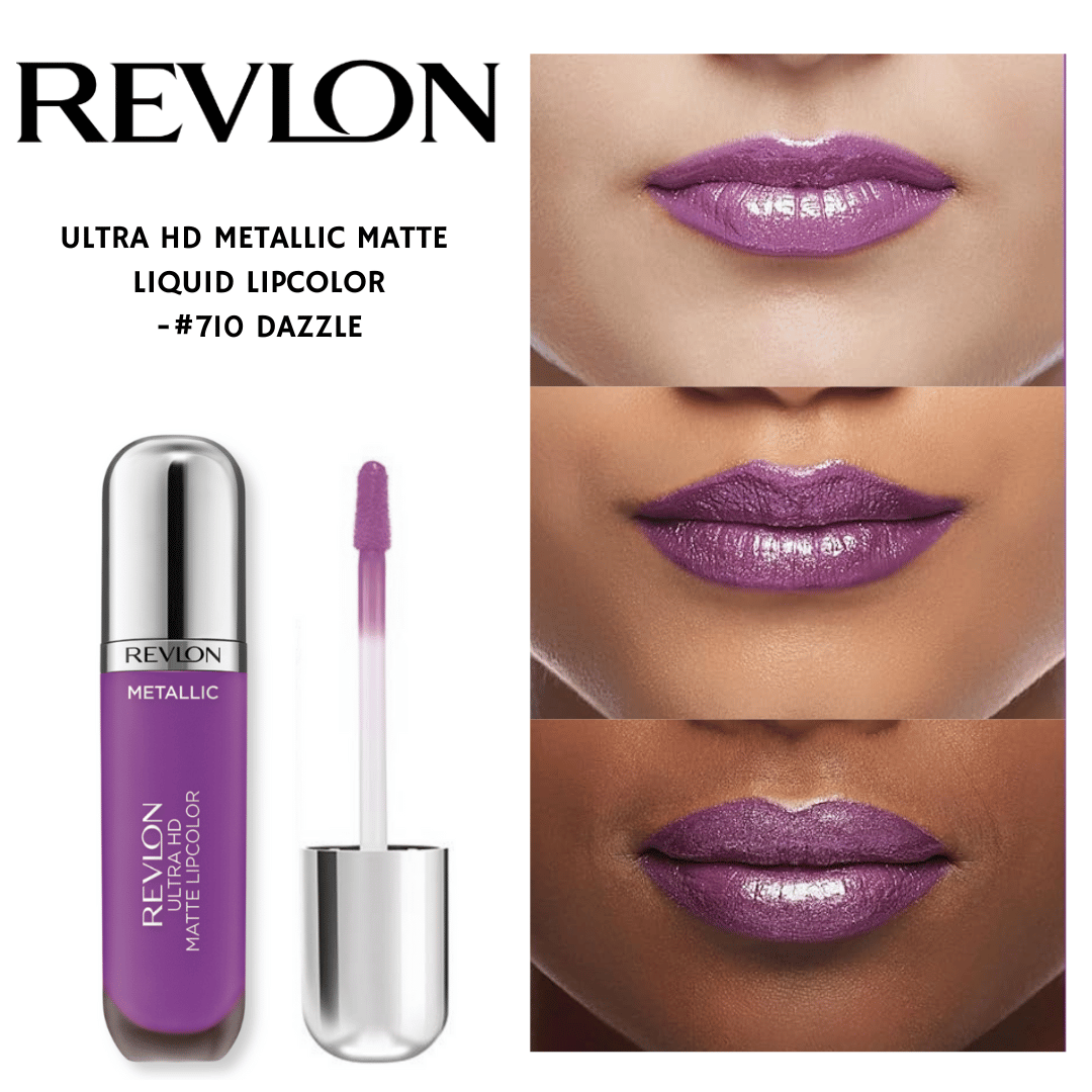 Ultra HD Metallic Matte Liquid Lipcolor- #710 Dazzle