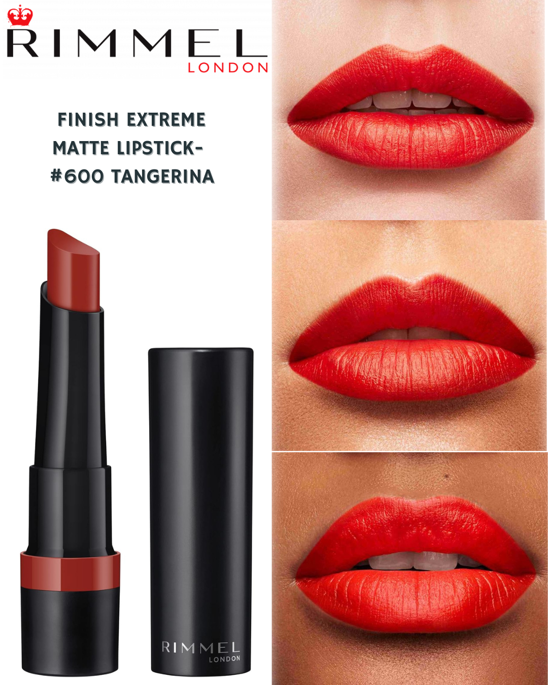 Rimmel Lasting Finish Extreme Lipstick -#600 Tangerina