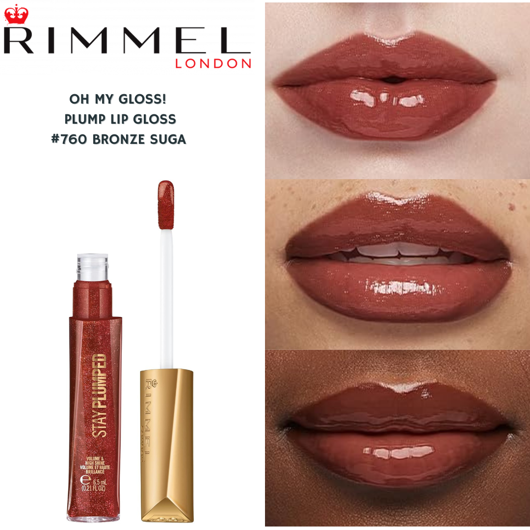 Rimmel Oh My Gloss! Plump Lipgloss -#760 Bronze Suga