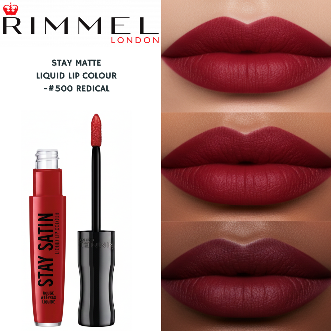 Rimmel Stay Matte Lip Color -  #500 Redical
