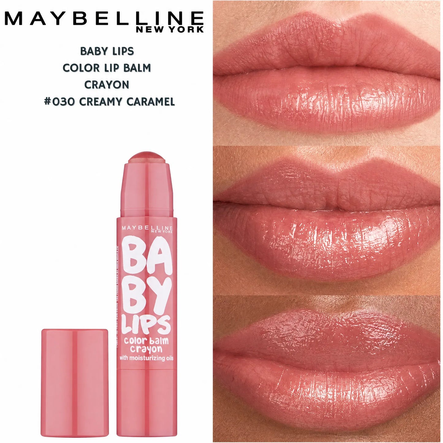 Maybelline Baby Lips Color Balm Crayon - #030 Creamy Caramel
