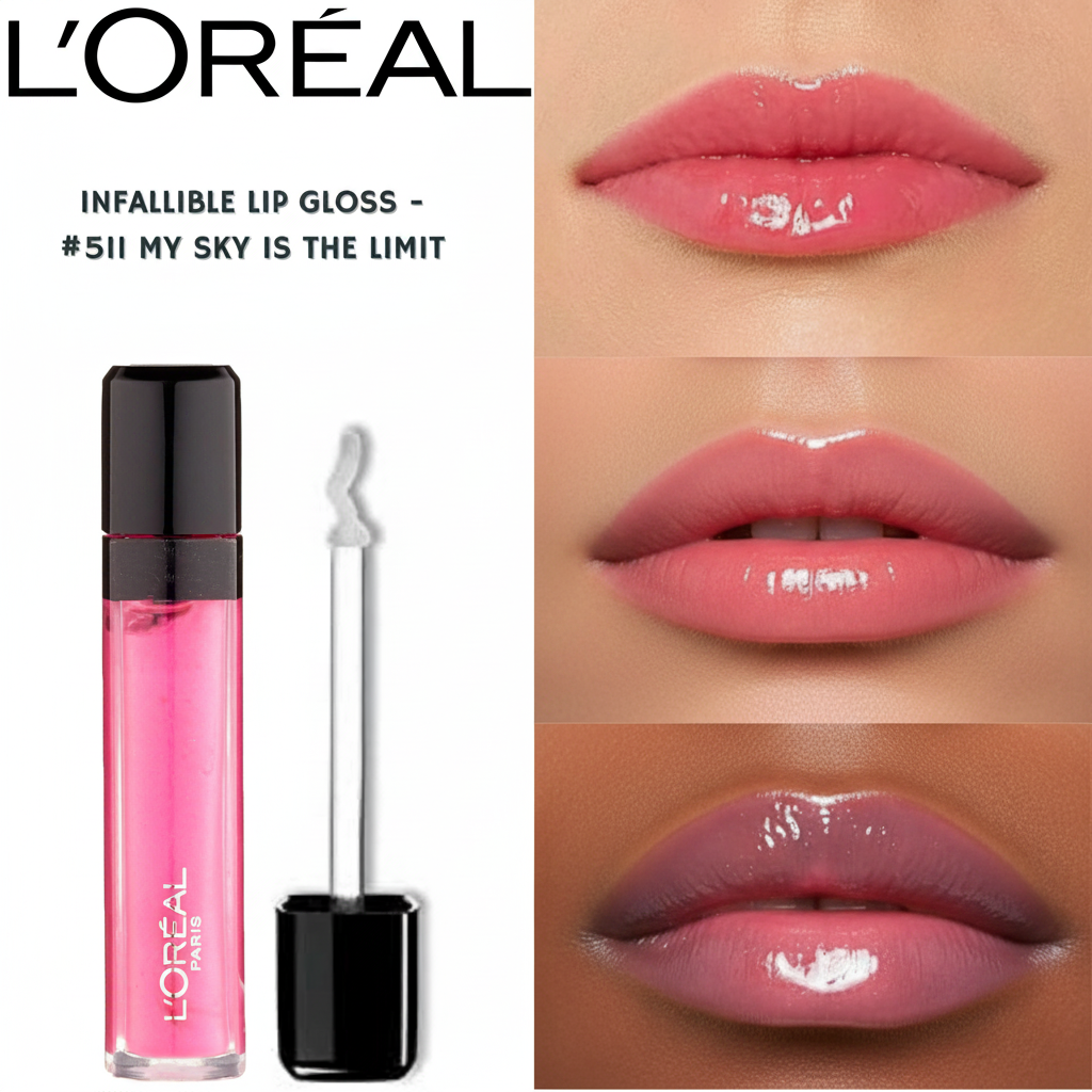 L'Oréal Paris Infallible Lip Gloss Xtreme Resist - #511 My Sky Is The Limit